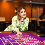 Urvashi Dholakia Instagram – What is life if not a Gamble !? ✨🤷🏼‍♀️ I’m a no.9 and that’s my lucky number 🥰 what is urs ??? 
:
When on @cordeliacruises u cannot miss the #casino fun 😁
:
:
#urvashidholakia #cruise #entertainment #cruiselife #sailing #roulette #numbers #✨