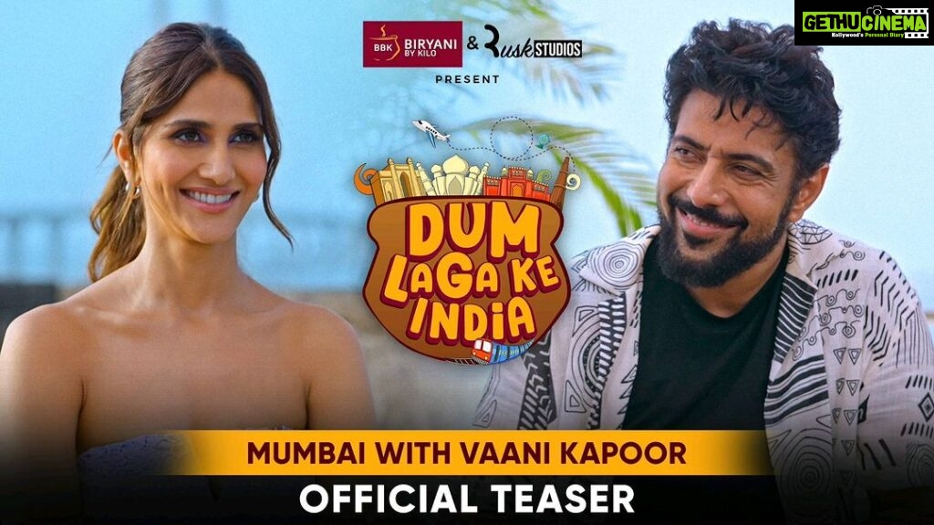 Vaani Kapoor Instagram - In the Mumbai episode of Dum Laga Ke India @ranveer.brar and @_vaanikapoor_ explore the bustling city’s DUM, hidden in the vibrant sights, sounds, and people of aamchi Mumbai. Watch this exciting show now on @disneyplushotstar . Link in story👀✨ @rusk.media @livingintrend #DumLagaKeIndia #IndiaKaDum #ranveerbrar #biryanibykilo #mumbai #vaanikapoor #armaanmalik #pvsindhu #pranithasubhash #biryani #ruskmedia