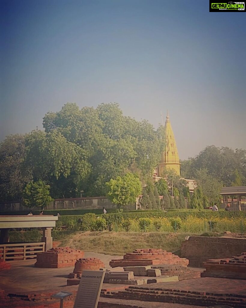 Vaani Kapoor Instagram - A day well spent at the most tranquil & enlightened Sarnath temple 😇 As Buddha says “ without inner peace, outer peace is impossible” ❤️ Varanasi
