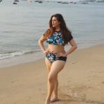 Vahbbiz Dorabjee Instagram - #throwback #pattayadiaries Swimwear:- @angelcroshet_swimwear Pattaya Beach Thailand