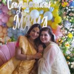 Vahbbiz Dorabjee Instagram - Everyone has a Friend during each stage of Life..But only Lucky one's have the same friend in all stages of Life❤️ That is us @tanvithakker I'm so happy to be part of this New chapter of your Life as you embrace motherhood.I know your going to be a #Supermom because your extraordinary at whatever you do. God Bless @aadityakapadia and You🤗❤️ It was a magical afternoon at your babyshower.Cant wait for our Little Angel to Arrive😇