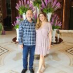 Vahbbiz Dorabjee Instagram - To the KING OF OUR CASTLE.. HAPPY FATHER'S DAY❤️ Priceless moments💕 Came to Pune to surprise him😁 #happyfathersday #celebration #familytime #vahbz The Ritz-Carlton, Pune