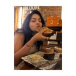 Vaibhavi Shandilya Instagram - Must scroll all the way to the left to see my reaction to this place. In the meanwhile- Virtually indulge in a heavenly feast of flavors and aromas with me at @subkocoffee - from the rich and nutty hazepresso babka to the savory the green one chicken sandwich and bacon and caramelized onion sandwich, to the sweet and satisfying sourdough almond butter toast with sliced bananas. Wash it all down with our refreshing iced coffee (strong) or velvety honey cappuccino. #café #cafelove #coffee #sandwhich #toast #babka #subko #bandra Mumbai, Maharashtra