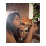 Vaibhavi Shandilya Instagram - Must scroll all the way to the left to see my reaction to this place. In the meanwhile- Virtually indulge in a heavenly feast of flavors and aromas with me at @subkocoffee - from the rich and nutty hazepresso babka to the savory the green one chicken sandwich and bacon and caramelized onion sandwich, to the sweet and satisfying sourdough almond butter toast with sliced bananas. Wash it all down with our refreshing iced coffee (strong) or velvety honey cappuccino. #café #cafelove #coffee #sandwhich #toast #babka #subko #bandra Mumbai, Maharashtra