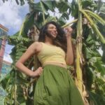 Vaishnavi Dhanraj Instagram - Camouflaging 🌿 🪵 📸 @hairnmakeupby_suman #camouflaging