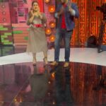 Vanitha Vijayakumar Instagram - Fun shoot for @suntv @vj_nikki_ @kanithiru10