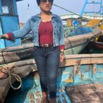 Vanitha Vijayakumar Instagram - Meet Assistant commissioner of police vyjayanthi #newfilm #newbeginnings #tamilfilm #actorslife Kasimedu-Kasimedu Fishing Harbour