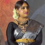 Vanitha Vijayakumar Instagram - I felt my mom was with me thanks to @kayels_creations for the beautifully curated perumal pendant jewellery… you are so talented ma