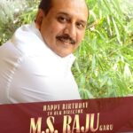 Vanitha Vijayakumar Instagram - Happy birthday @msrajuofficial .cant wait to celebrate the success of #mallipelli 👏👍🙏🎂🤞