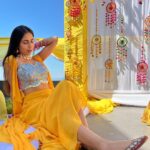 Veebha Anand Instagram - Haldi ready!!! #hifsakishaadi# @timelessjewelsby_s @the_adhya_designer