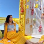 Veebha Anand Instagram - Haldi ready!!! #hifsakishaadi# @timelessjewelsby_s @the_adhya_designer