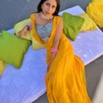 Veebha Anand Instagram - Haldi ready!!! #hifsakishaadi# @timelessjewelsby_s @the_adhya_designer