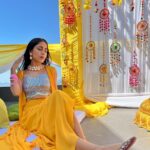 Veebha Anand Instagram - Haldi ready!!! #hifsakishaadi# @timelessjewelsby_s @the_adhya_designer