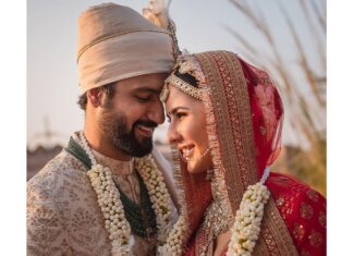 Vicky Kaushal Instagram - Time flies… but it flies in the most magical way with you my love. Happy one year of marriage to us. I love you more than you can ever imagine! ❤️😘🤗