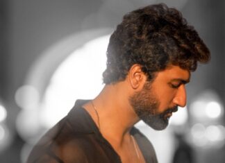 Vicky Kaushal Instagram - 🖤🖤🖤 . #GovindaNaamMeraOnHotstar | Dec 16.