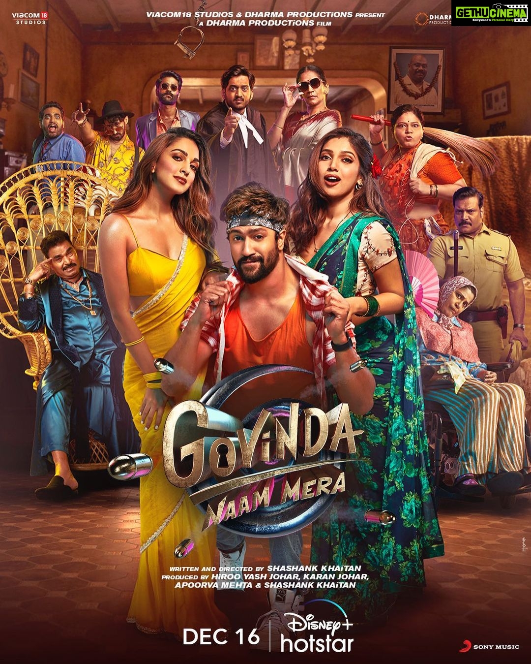 Vicky Kaushal Instagram - Biwi, Girlfriend, Aai, Bai, Police, Don, Lawyer, Dancer sab hai ismein. Kaise?… pata chalega! . #GovindaNaamMera | 16th December on @disneyplushotstar