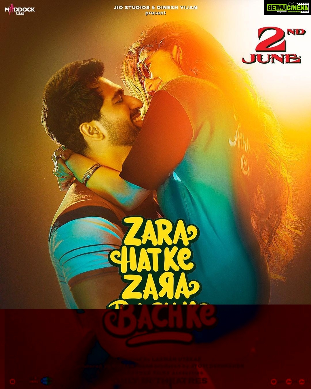 Vicky Kaushal Instagram - #ZaraHatkeZaraBachke, aa rahe hain hum lekar apni kahani! 🥰 Trailer Out tomorrow! In cinemas on 2nd June 2023. @saraalikhan95 @laxman.utekar #DineshVijan #JyotiDeshpande @maitreybajpai @nazakat.husn @sharadakarki @pvijan @maddockfilms @officialjiostudios @sachinjigar @Soulfulsachin @jigarsaraiya @arijitsingh @amitabhbhattacharyaofficial @saregama_official