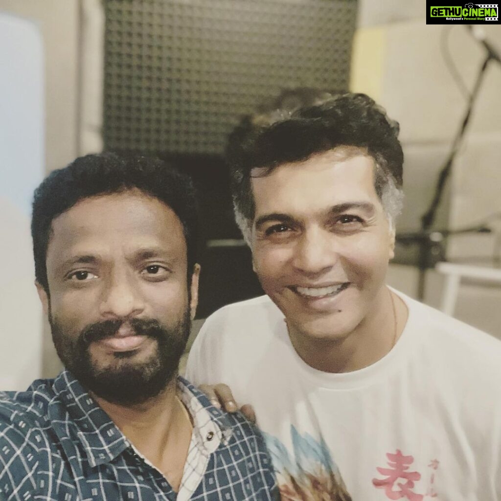 Vinay Rai Instagram - With the maestro @pandiraj_dir. #etherkumthuninthavan dubbing complete. Thank you for the memories. It’s been an incredible journey 🙏. Coming to theatres near you on Feb 4th 2022. #etherkumthuninthavan #dirpandiraj #surya #tamilcinema #dubing #actor #actorslife #director #newrelease #voice #villain #lovemyjob Le Magic Lantern Preview Theatre & Recording Studio