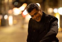 Vinay Rai Instagram - “There’s something about black. You feel hidden away in it.” — Georgia O’Keeffe #actor #actorslife #vinayrai #film #shoot #winterfashion #nightphotography #tamilcinema #london🇬🇧 #tamilactors #black #films