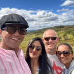 Vinay Rai Instagram - Hunter Valley Diaries…. #actor #actorslife #australia #huntervalley #vinayrai #vimalaraman #holiday #friends #winetasting Audrey Wilkinson
