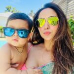 Vinny Arora Instagram – Last time I blinked I was 9 months pregnant , blinked again & here I am taking selfies with a 9 month old mini me 💕🧿
Time really does fly 🚀