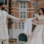 Vrushika Mehta Instagram - A Fairytale romantic affair ❤️ ♾️ . Location: @fairmontfrontenac Wearing: @chandanfashion Shot & edited by: @drew.daoud @lavinder.fields #reelitfeelit #feelitreelit #rabhdivrushyy #love #wedding