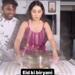 Vrushika Mehta Instagram - Eid Mubarak 🌙 Ajj ki dawat mere taraf se 🤤 #reelkarofeelkaro #feelitreelit #comedy