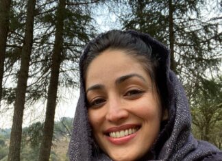 Yami Gautam Instagram - Himachal in my ❤️🌲 And this head-scarf styled with so much love by my pretty mummy ❤️ #nofilter