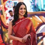 Yami Gautam Instagram - It had to be red for this special occasion. The colour that symbolises power, courage and bravery. A big thanks to my team, wouldn't be able to do it without you guys ❤️ Wearing this stunning and absolutely classy creation by one of my all time favourite designers @anitadongre 🌹 Styled by the lovely @alliaalrufai Assisted by @shubhangini_gupta Makeup @tanvichemburkar Hair by @souravroy_1999 Jewellery by @curiocottagejewelry