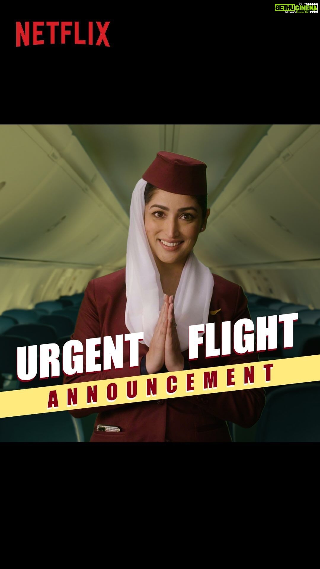 Yami Gautam Instagram - Deviyon aur sajjano, taiyaar ho jaiye. Flight CNKB ek unexpected udaan ke liye taiyaar hai. #ChorNikalKeBhaga landing on March 24, only on @netflix_in 🛫 @yamigautam @sunsunnykhez @maddockfilms @sharadkelkar @indraneilsengupta @ajaysinghmail #DineshVijan @amarkaushik @sirajahmed381 @vishalmishraofficial @rashmeetkaur