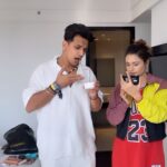 Yuvika Chaudhary Instagram – Bhai kya karu main iska marte marte bacha hu 😂😂😂😂