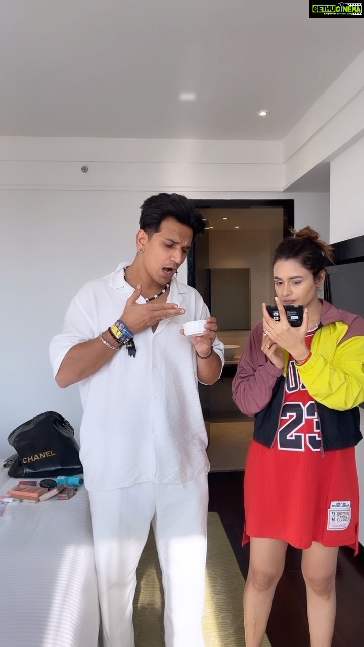 Yuvika Chaudhary Instagram - Bhai kya karu main iska marte marte bacha hu 😂😂😂😂