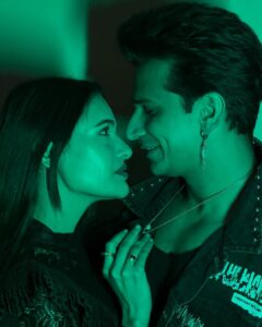 Yuvika Chaudhary Instagram - Happy Valentine’s Day baby 
U r the best gift jo baba g ne mujhe diya hai . Tumhare sath fight main bhe utna he maza ata hai jitna pyar main ata hai 😂😂😂 I love u and be my valentine har janam ufff ye zaida toh nahe ho gya ❤️🔥😂