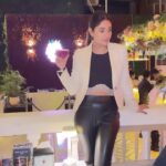 Yuvika Chaudhary Instagram – Valentine dinner with family  #yuvikachaudhary @roofberriesbandra 
@maverick.communication01 @pankhclothing