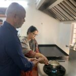 Abhirami Suresh Instagram - Before Acha departing us, I had the luckiest blessing of having my parents inaugurate my dream project, my business venture Cafe Uutopia @uutopianjournal .. we didn’t have a fancy inaugural ceremony but kept it the most divine with my parents and sister gracing the moment with their true blessings in my new journey … At home, we all had our love language so connected with food .. My father loved to explore fine food .. he would bring home street food without even having to tell him our cravings with our blissful telepathic connect .. I hope you all know that My mother cooks brilliantly … After our little tiffs at home, amma would make us her special dishes and that would be the end of our little fights and we would all hug and laugh again at some joke.. So I’m humbled and grateful to my family for having shown me the light and led me here with a lot of art and goodness instilled in my heart…. And I thank my parents for supporting me in this risky but heartfelt decision of mine to be an entrepreneur ! Today as I write this post, My father isn’t with us, but I have a million of blissful memories with my Achan … He and my mom made us good humans, And even during the hardest of the times, and during the brutal media attacks, darkest hours, we all held our hands tight and told ourselves, we know what we believe in, we know our true side of reality, we will never be disregarded by the almighty.. it is said that god takes away his favourites before they finish their humanly days in earth, and our father, our dearest guru and best friend will watch us and guide us through the journey ahead just like he was there, he will just be there holding our hands… Thank you each of you for your kind words and condolences addressed … I wasn’t able to personally respond to you all… But do include us in your prayers, And pls do pray for our father’s peaceful afterlife ….. Sending prayers and wellness to you all .. Love and prayers, Aami.