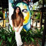 Abhirami Suresh Instagram - When you find your path, you must not be afraid. You need to have sufficient courage to make mistakes. Disappointment, defeat, and despair are the tools God uses to show us the way. Paulo Coelho, Brida @uutopianjournal 🥂♥️ Panangad, Cochin