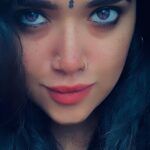 Abhirami Suresh Instagram – Unleashing the dragon eyes trapped in my soul.. 🐉 Cafe Uutopia