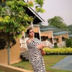 Abhirami Suresh Instagram - After a long…. A much needed breather. From mist covered trees to colourful terrains you will find a destination like no other! That too, not too far neither too close from the city. A perfect getaway in search of peace would be made just perfect if you pick this place !! I genuinely recommend @johnsvillage ! Location - Mulanthuruthy. . @kukku_enola 📷 . #peacegram #peaceful #johnsvillage #travelling #travel #green #nature #lover #naturelovers #travelgram #instagood #instadaily Johns Village