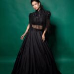 Adaa Khan Instagram - Good or Evil 💚🖤 . . . Produced @hicelebmagazine Published @hicelebmagazine Shot by @a.rrajaniphotographer Outfit- @kanikaahuja_official Jewellery- @crisantojewels Styled by- @junejasanchi Makeup & Hair - A.Rrajani team Editing - A.Rrajani team Artist managed by @forum_vaghela_ @purple.star.entertainment Location - A.Rrajani Photography studio Spot Boy - @dolraj.kafle.75