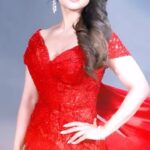 Adaa Khan Instagram - Let’s paint it RED ❤️ . . 💃🏻: @dlmayaofficial 💍 : @gehnajewellers1 🤝: @issavibe_pr 💄: @ansarisharfuddin 💇🏻‍♀️: @tahseen_hairstylist . . #reelitfeelit #adaakhan #fashionlikeadaa #reels #instareels #red #love