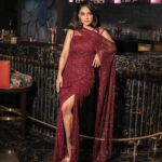 Adaa Khan Instagram - BLING it on ✨💫 . . . 💃🏻- @raishmacouture 💎- @trazenie 🧣- @nidhikurda @tlmconsultancy 📸 - @the_pixeleyes 💄 - @manjiri_trivedi 💇🏻‍♀️ - @makeup_by_minakshi 📍- @novotelmumbaiairport 🤝@purple.star.entertainment