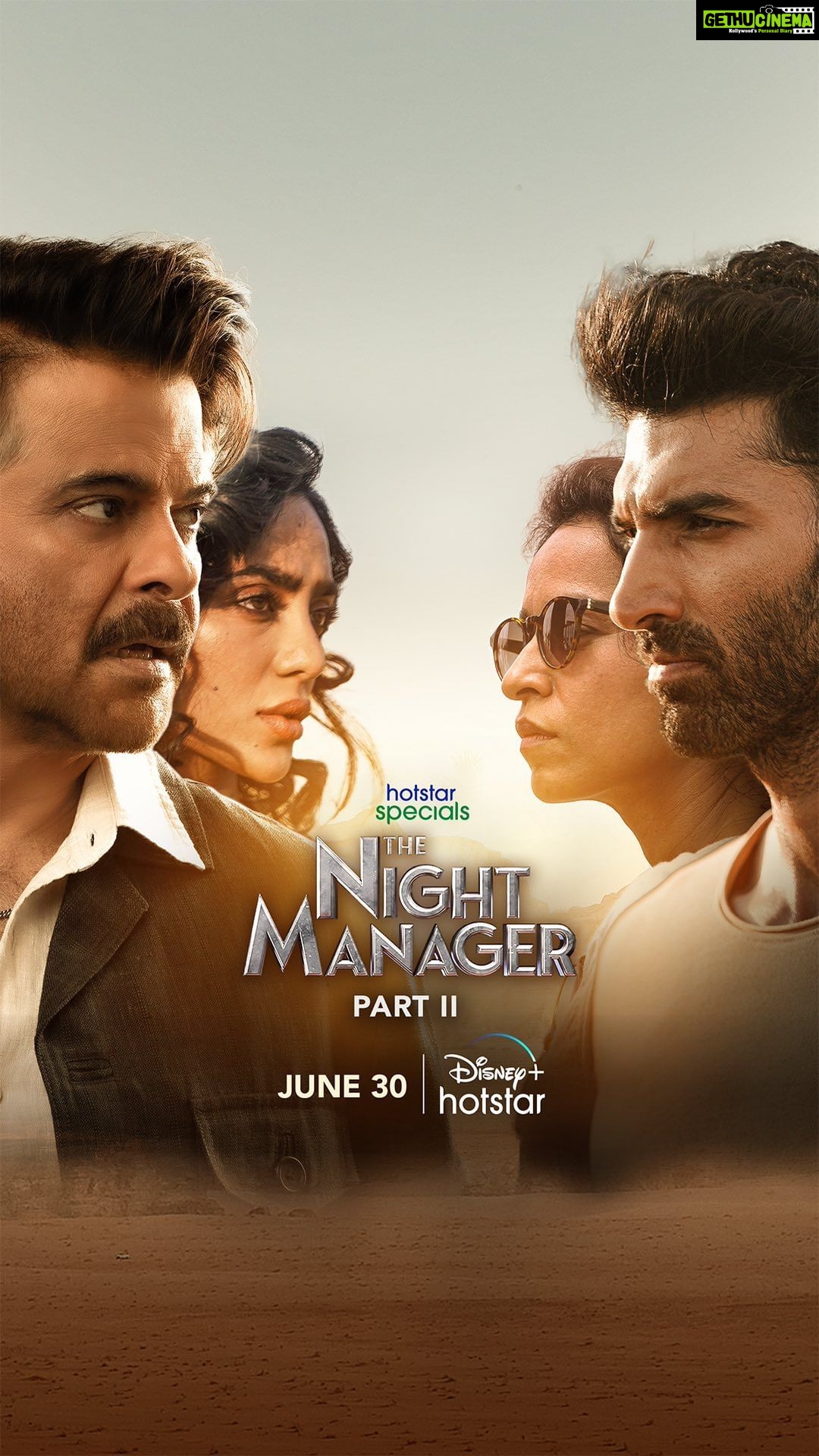 Aditya Roy Kapur Instagram - The most awaited showdown of the year is almost here!⏳ Shaan vs Shelly, who’ll break first? #HotstarSpecials #TheNightManager Part 2, streaming on 30th June on @disneyplushotstar #TheNightManagerOnHotstar @tillotamashome @sobhitad @banijayasia @deepak30000 @rajeshchadha @banijaygroup @sandeipm @picsofpinks @mrinalinni @shyamrathi1411 @abbasasohail @the_ink_factory_ @simoncorn @tess_mon @castingchhabra @jasper_ben @anikrverma @Shridhar_raghavan #AkshatGhildial @saswatachatterjeeofficial @ravibehl @ishantanus @iamsameerchand @sainisjohray @nmadhusudan @imakankshaa_11 @iam_faiyazshaikh @aristamehta @akashdeep25 @shrenik_arora @reshlamba @samcsmusic @yatrikdave
