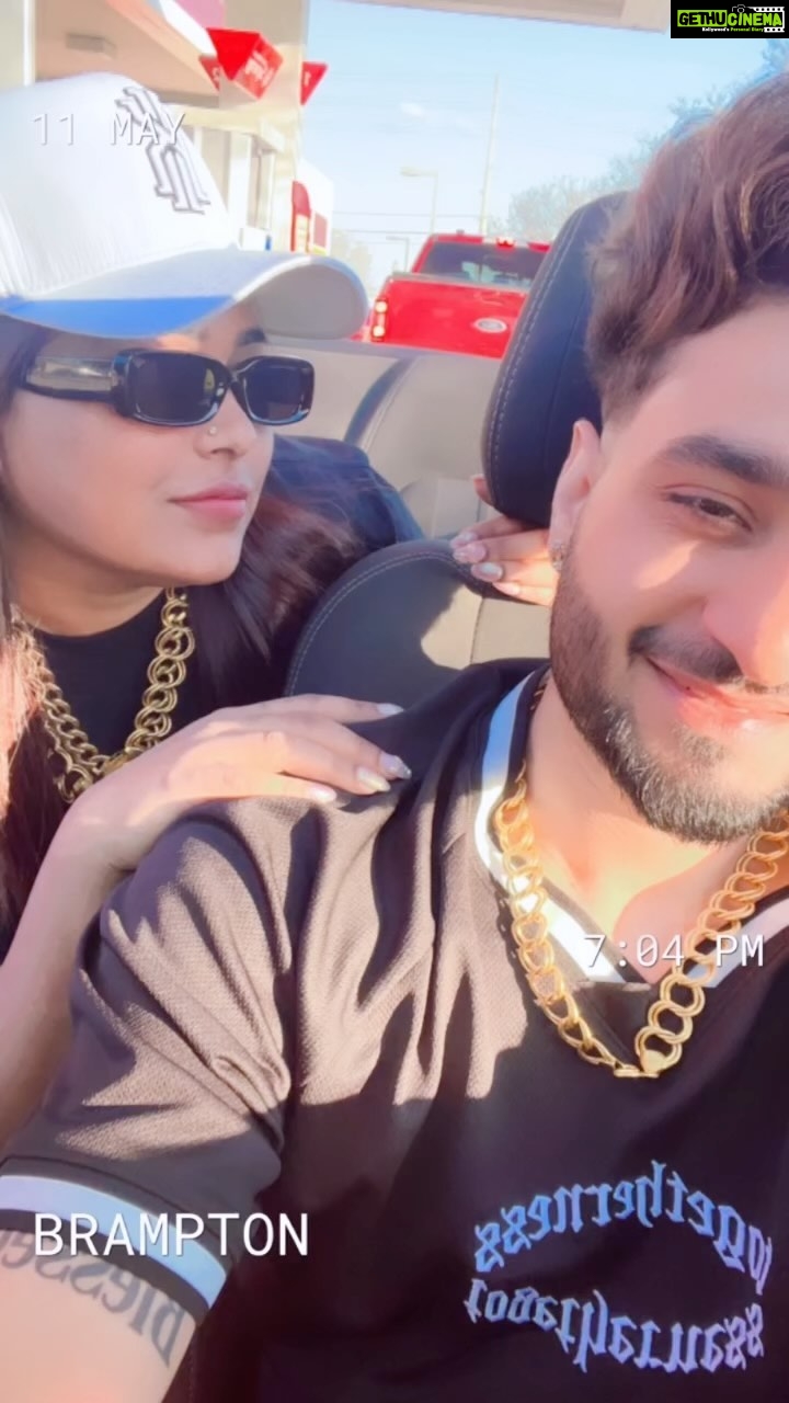 Afsana Khan Instagram - #afsaajz #afsaajz❤️ #afsaajzforever 🇨🇦❤️🧿💫 @saajzofficial 💫💋 Toronto, Ontario