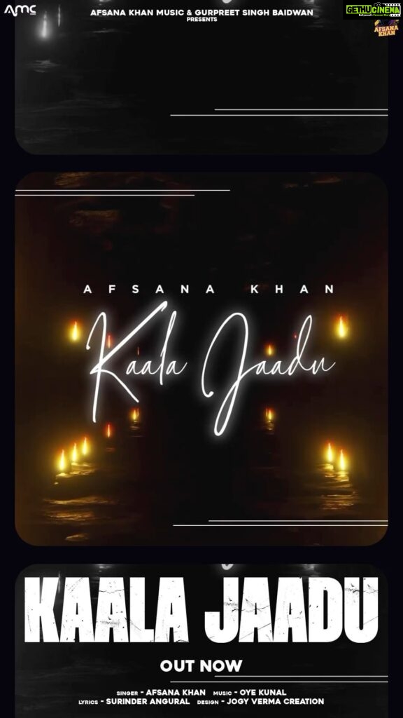 Afsana Khan Instagram - https://youtu.be/jFjx8yoXjdM “Today’s the day! ‘Kala Jaadu’ is now yours to feel and vibe with. 🎵🔥” Afsana Khan and Gurpreet Singh Baidwan are proudly presenting “Kala Jadu” Singer - @itsafsanakhan Music - @oyekunaal6 Lyrics - @surinderangural Present- @gurpreetbaidwan01 Digital - @amcdigitals_ For more updates plz follow and subscribe #AfsanaKhanMusic #AfsanaKhan #KalaJaddu #DebutSingle #AfsanaKhanMusic” Chandigarh, India