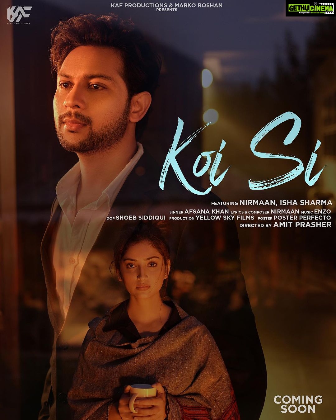 Afsana Khan Instagram - KOI Si…💔 coming real soon..🎁 @itsafsanakhan @isha_sharma7 @musicenzo @dopshoeb @yellowskyfilm @amitprasher @markoroshan @kafproductionsindia @netmediaofficial @itsjaggy @iamsunnyys @believeasd #afsanakhan #nirmaan #ishasharma #koisi