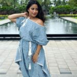 Aishwarya Sharma Bhatt Instagram - Smiling because I am true to my self ❤️ Styled by : @purvabansal5 Outfit by : @riminayakindia PR : @poppublishmedia #aishwaryasharma #traveldiaries #ootd