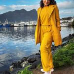 Aishwarya Sharma Bhatt Instagram - Feeling Yellawesome 💛 Outfit: @chkokko Styling: @styling.your.soul Shoes: @adidasindia Stylist @stylebysaachivj Team @sanzimehta777 @nehha_o #aishwaryasharma #khatronkekhiladi #khatronkekhiladi13 #kkk13 #capetown #southafrica #ootd #pictureoftheday #missingcapetown #colorstv