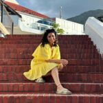 Aishwarya Sharma Bhatt Instagram – Yellow Yellow .. Marshmallow🤣🤪

Outfit: @fashionvilla0111
Styling: @styling.your.soul 

#aishwaryasharma #khatronkekhiladi #khatronkekhiladi13 #kkk13 #colorstv Cape Town, South Africa