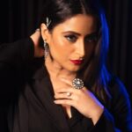 Aishwarya Sharma Bhatt Instagram - Ferocious 🖤 Styling & Concept: @styling.your.soul Outfit: @styleislandofficial Earpiece: @sejalcreation23 Shoot coordinated by: @socialpinnaclepr Captured by: @van_photography @_megapixelphotography Makeup by: @celebsmakeupbysejal Hair Artist: @furiya_artist Location: @ukiyostudio.in #aishwaryasharma #photoshoot #picturesoftheday #khatronkekhiladi #khatronkekhiladi13 #kkk13