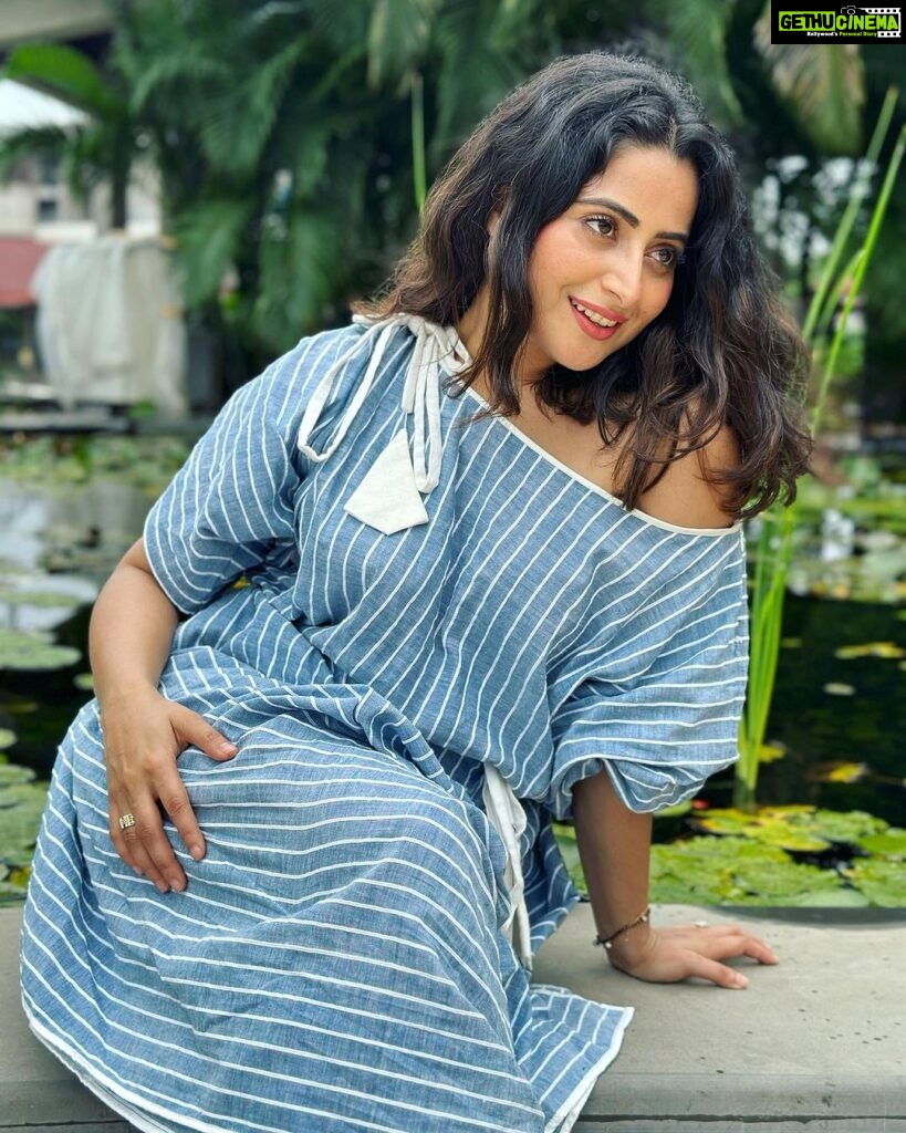 Aishwarya Sharma Bhatt Instagram - Smiling because I am true to my self ❤ Styled by : @purvabansal5 Outfit by : @riminayakindia PR : @poppublishmedia #aishwaryasharma #traveldiaries #ootd